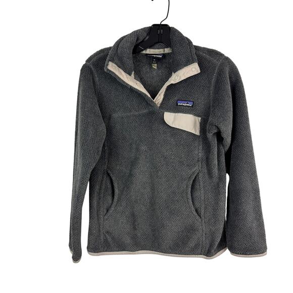 PATAGONIA Pullover Women's Snap-T Re-Tool Polartec Fleece Gorpcore Outdoor- XS - Picture 1 of 7